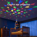 Baby cot mobile crib toys colorful star projection