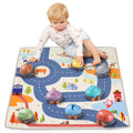 为婴儿堆叠杯玩具 - 包括Playmat