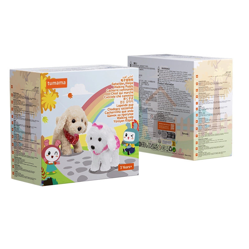 TUMAMA Realistic Walking Toy Dog that Walk, Bark, Sing and Shake Tail